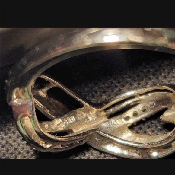 LIVE LOVE HOPE Real Diamond Infinite Ring - Picture 5 of 13